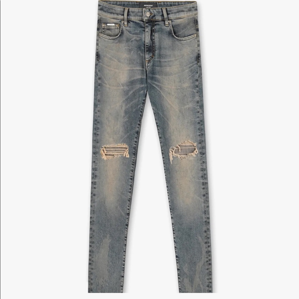 Represent England Clo Brand New Destroyer Jeans